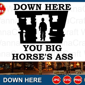 Home Alone Cut File | Down Here You Horse&#39;s | Wet Bandits svg | Home Alone SVG | Kevin McCallister SVG PNG cut files