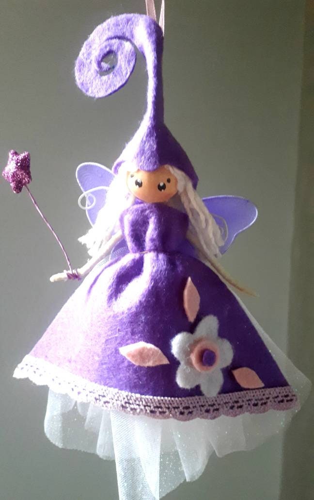 Fée/Elfe/Figurine Personnage Fantastique/ Féerique /Personnalisable/Porte Bonheur