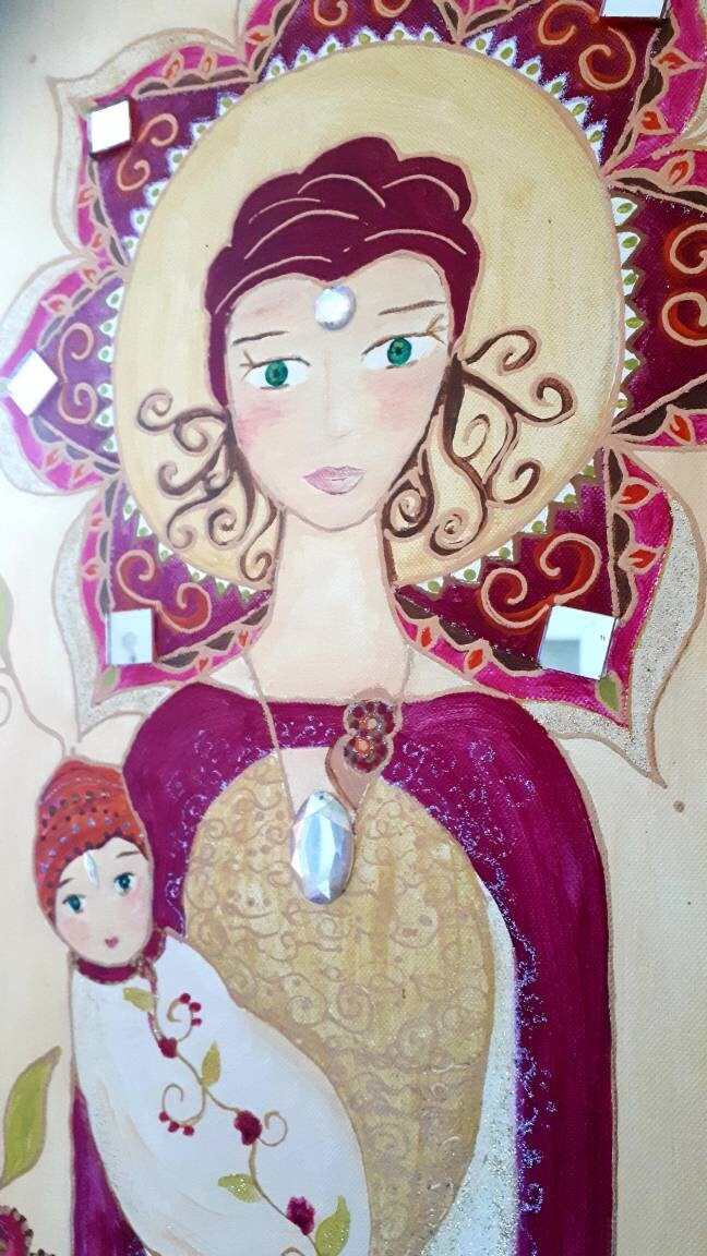 Tableau La Mère et L'enfant/Modèle Unique