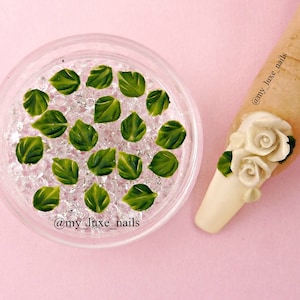 Nail Art Acrylic 3D Leaves Leaf | Roses | Flowers | Nail Art | Nail Charms | Nail Decoration