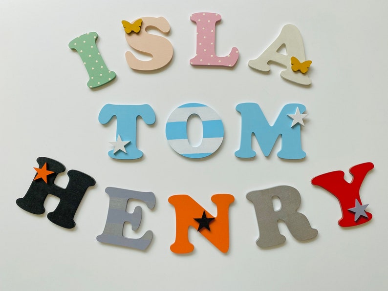 Toy Box Letters Wall Letters Nursery Letters Toy Box Name Etsy UK