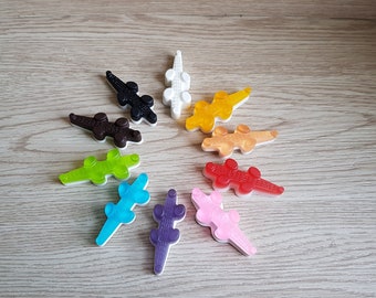 10 coloris au choix. Magnets bonbons crocodiles en résine. magnets gourmandises. Aimants de frigo. Cadeau fête des mères