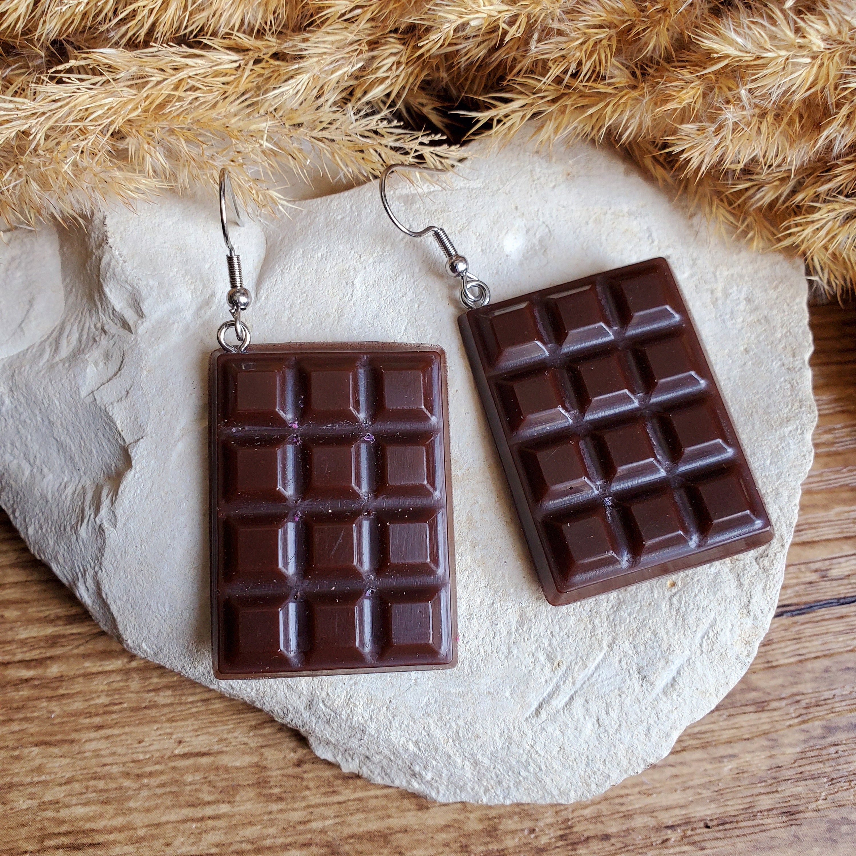 Chocolate outlet bar earrings