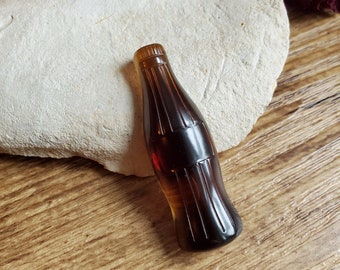 Magnet in the shape of a Soda Bottle in transparent brown resin. Magnet cola. Mother's Day gift