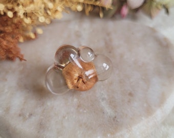 Mini pumpkin cloud pin. Autumn pin. Mini pumpkin brooch. Resin cloud brooch. Mother's Day gift