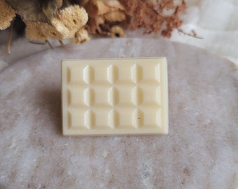 Mini white chocolate bar pin. White chocolate bar brooch. Resin chocolate bar. Easter gift