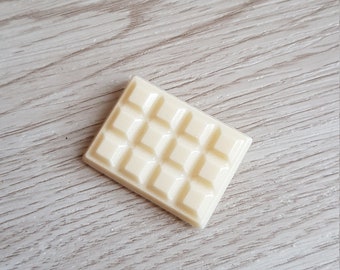 Mini white chocolate bar magnets. Resin chocolate bar magnet. Easter gift Mother's Day gift