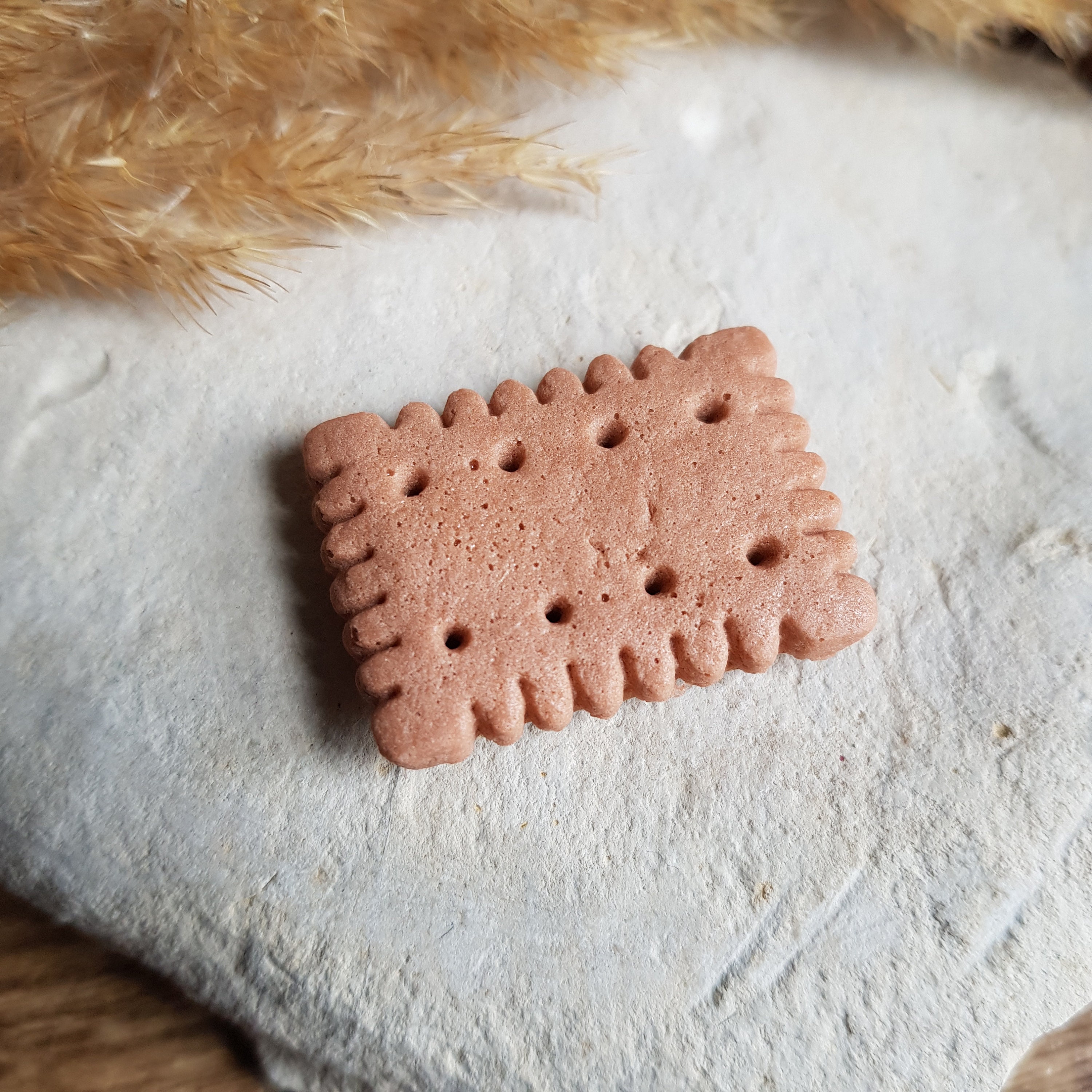 Magnet Biscuit Petit Beurre en Résine. Magnet Gourmandise. Cadeau Fête Des Mères