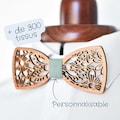 Personalized Floral Wooden Bow Tie product logo
