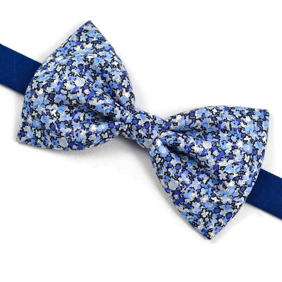 Noeud Papillon Liberty Bleu Pepper Homme Enfant Bebe Etsy Noeud Papillon Liberty Bleu Pepper Homme Enfant Bebe Etsy
