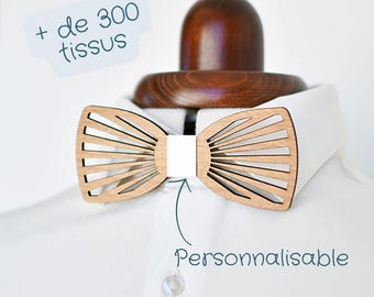 Personalized Sun Wooden Bow Tie