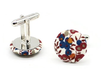 Boutons de manchette Liberty Wiltshire bud noisette