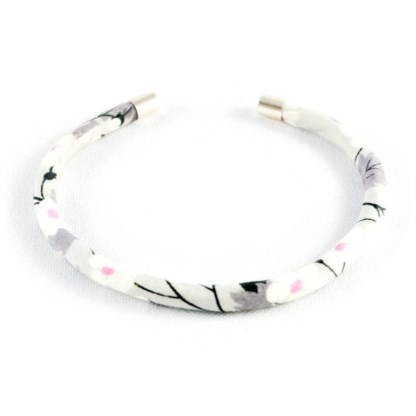 Bracelet jonc Liberty Mitsi gris taupé