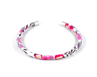 Bracelet jonc Liberty Wiltshire Bougainvillée