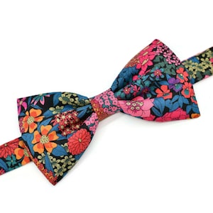 Liberty Ciara fuchsia bow tie for men, children, babies