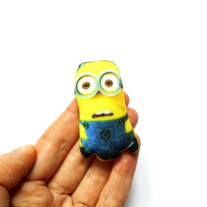 Mini-Brosche - &quot;Der Minion&quot; - Ich – Einfach unverbesserlich - Stoff