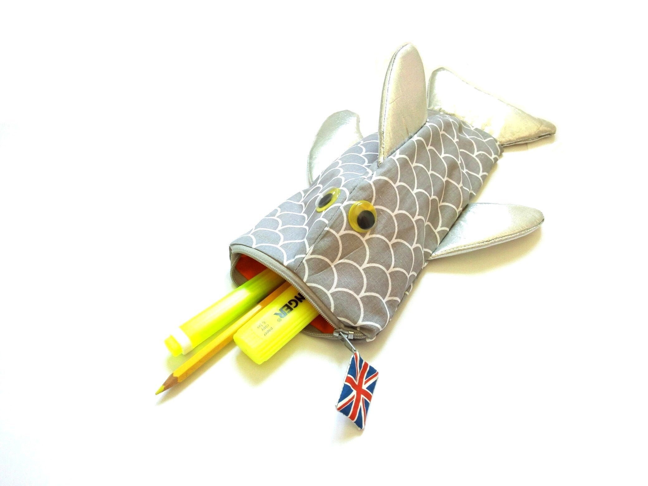 Trousse - Fish N Chips Fish en Tissu