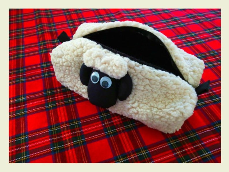 Trousse scolaire The Scottish Sheep MOUTON/SHEEP En tissu image 7