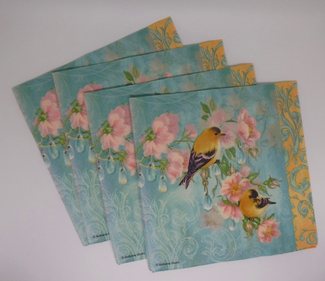 Serviettes décoratives pour le découpage Etsy France