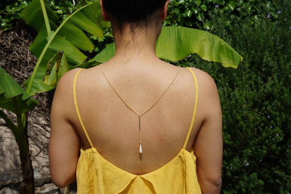 Sautoir dos mariage Clearance