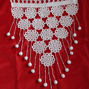 Rideau crochet, Rideau OUESSANT, OUESSANT, rideau dentelle, rideau, dentelle,  crochet,   brise bise,  dentelle, décoration fenêtre, vintage