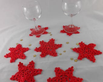 Étoiles de Noël, étoiles noël, étoile crochet, étoiles,  crochet, NOËL, décoration table, décoration sapin, sapin de noël, décoration, sapin