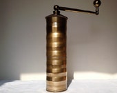 Bronze Coffee mill Austrian origin ca. Nineteenth century. Antique Coffee Grinder. Old Coffee Mill Zassenhaus