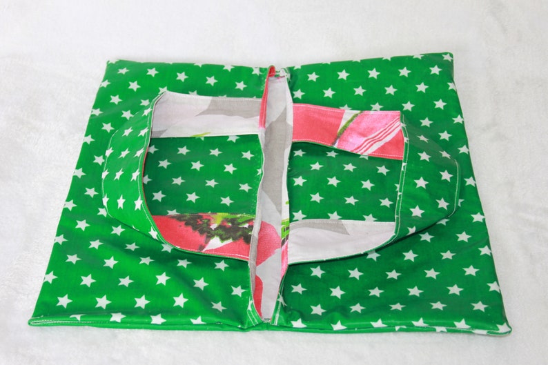 Pie in triple thickness with coated cotton bag