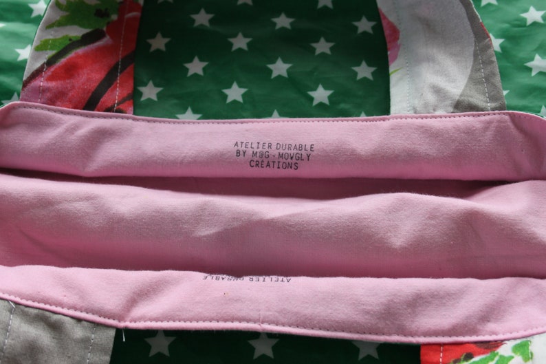 Pie in triple thickness with coated cotton bag