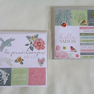 Carte toutes occasions , thème printemps