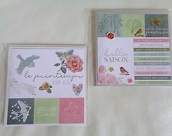 Carte toutes occasions , thème printemps