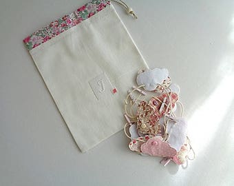Clouds Garland holds pictures for child's room