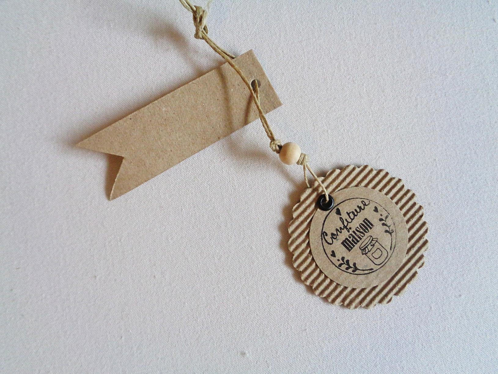 Lot of 10 Recycled Kraft Paper Labels, for Homemade Jam Jars Etsy New