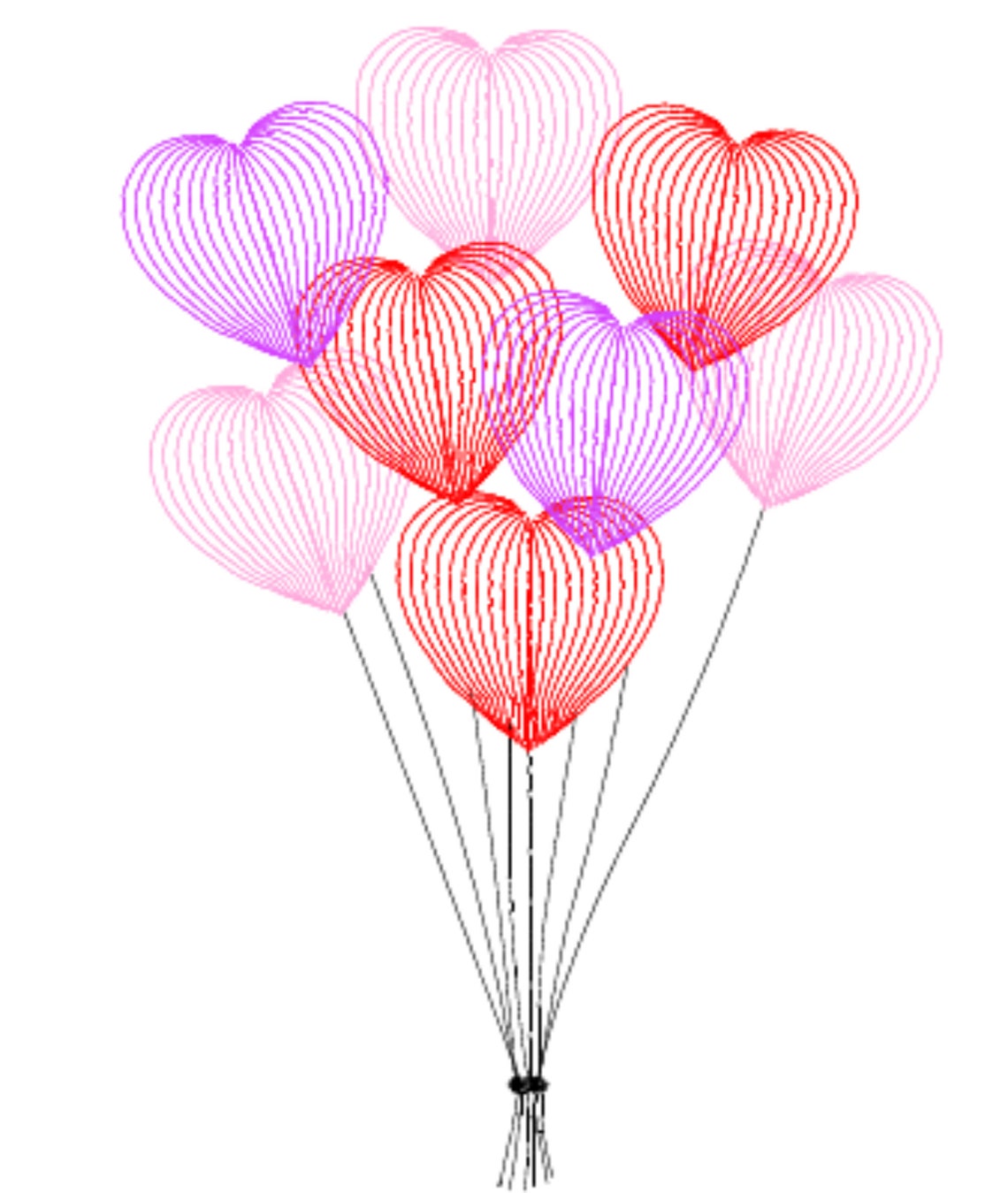 Balloons heart machine jessecmault design fast loading 6 sizes  etsy