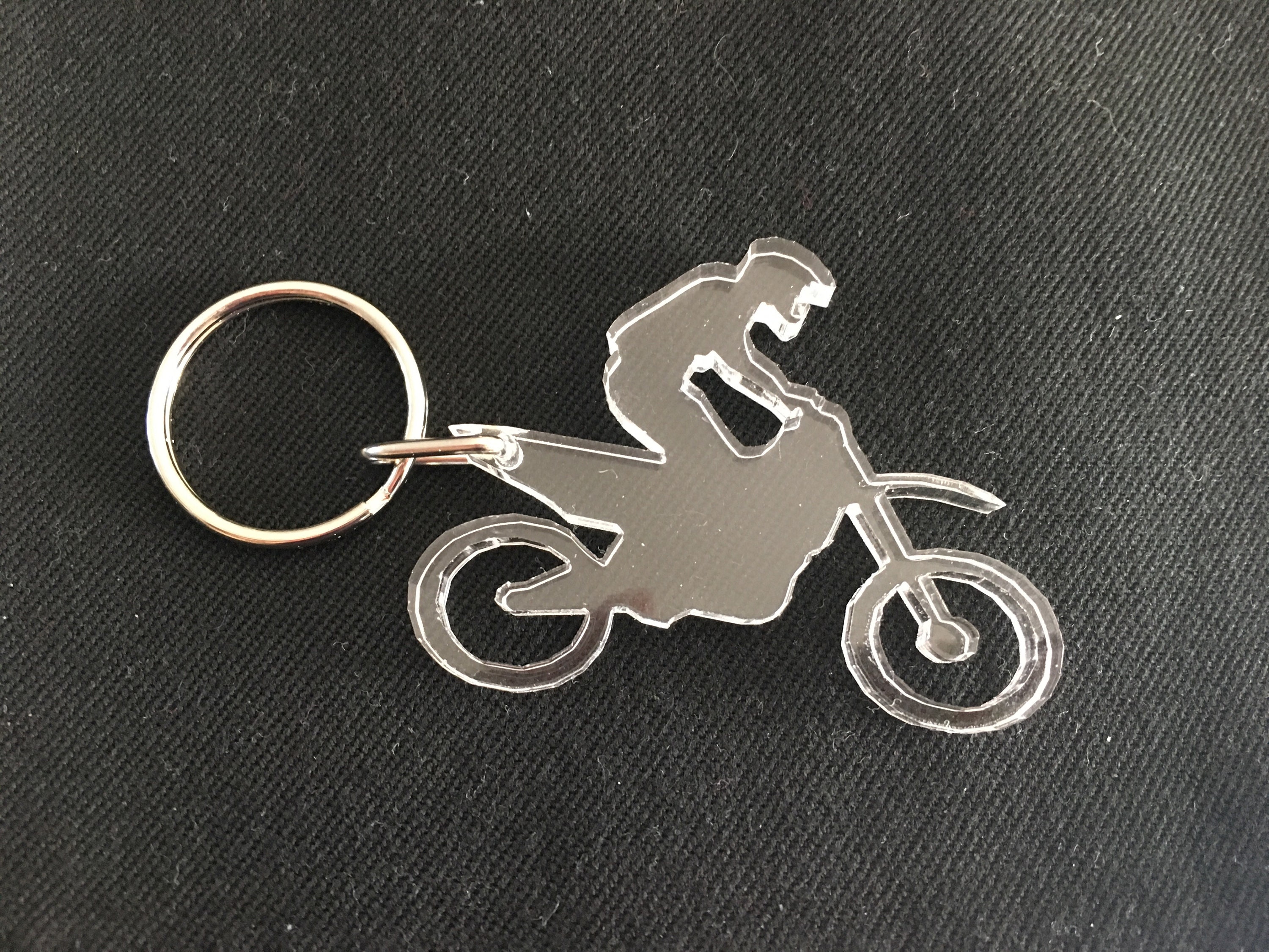 Motorbike Keyring Motorcycle Keychain Wooden Keyring Gifts Etsy