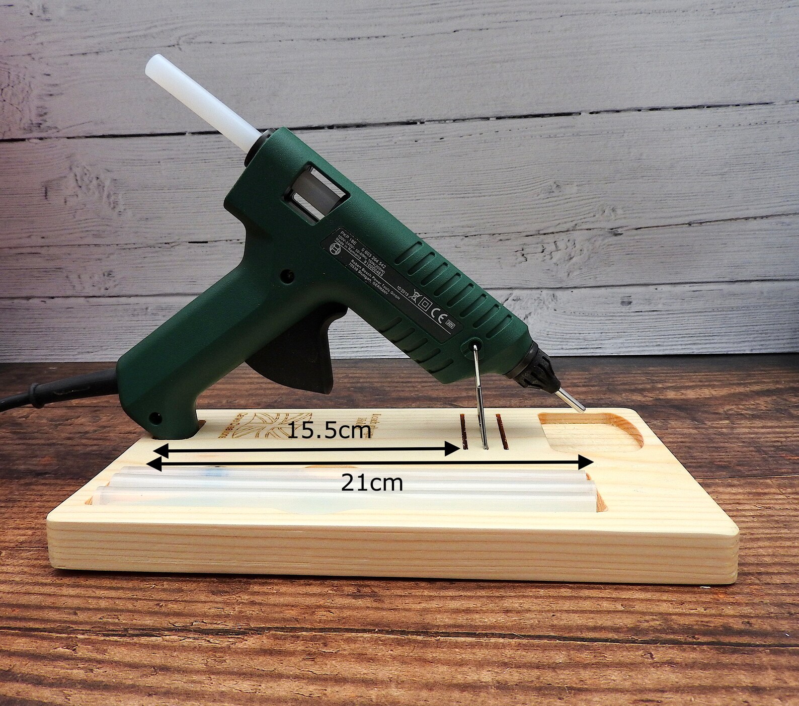 Hot Glue Gun Stand Hot Glue Gun Holder Wooden Stand Craft Etsy