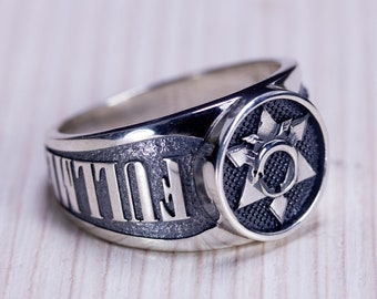 Fullmetal Alchemist Ring: Sterling Silver Ouroboros Anime Jewelry