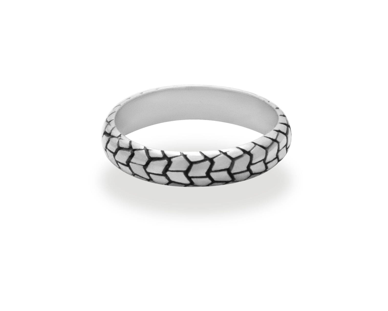 Neumático del anillo de plata de ley neumático del anillo de Etsy