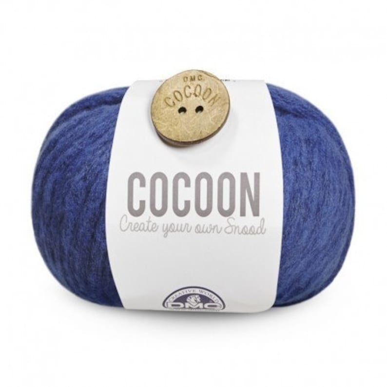 button 7 colors Knit your Snood COCOON skein