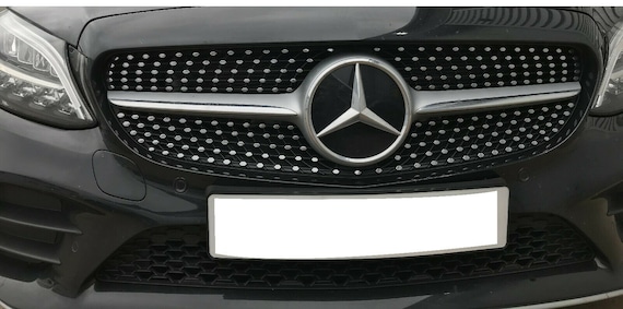 Mercedes Benz A Class W176 Front Grille Diamond Chrome Stickers/decals 