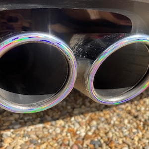 Audi A3 Sportback 2012-2020  exhaust pipe Holographic/Pearlescent trim/decal