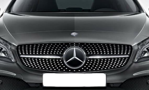 Mercedes Benz A Class W176 Front Grille Diamond Chrome Stickers/decals 