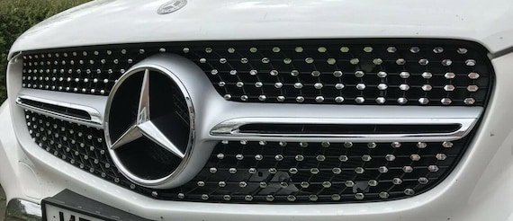 Mercedes Benz A Class W176 Front Grille Diamond Chrome Stickers/decals 