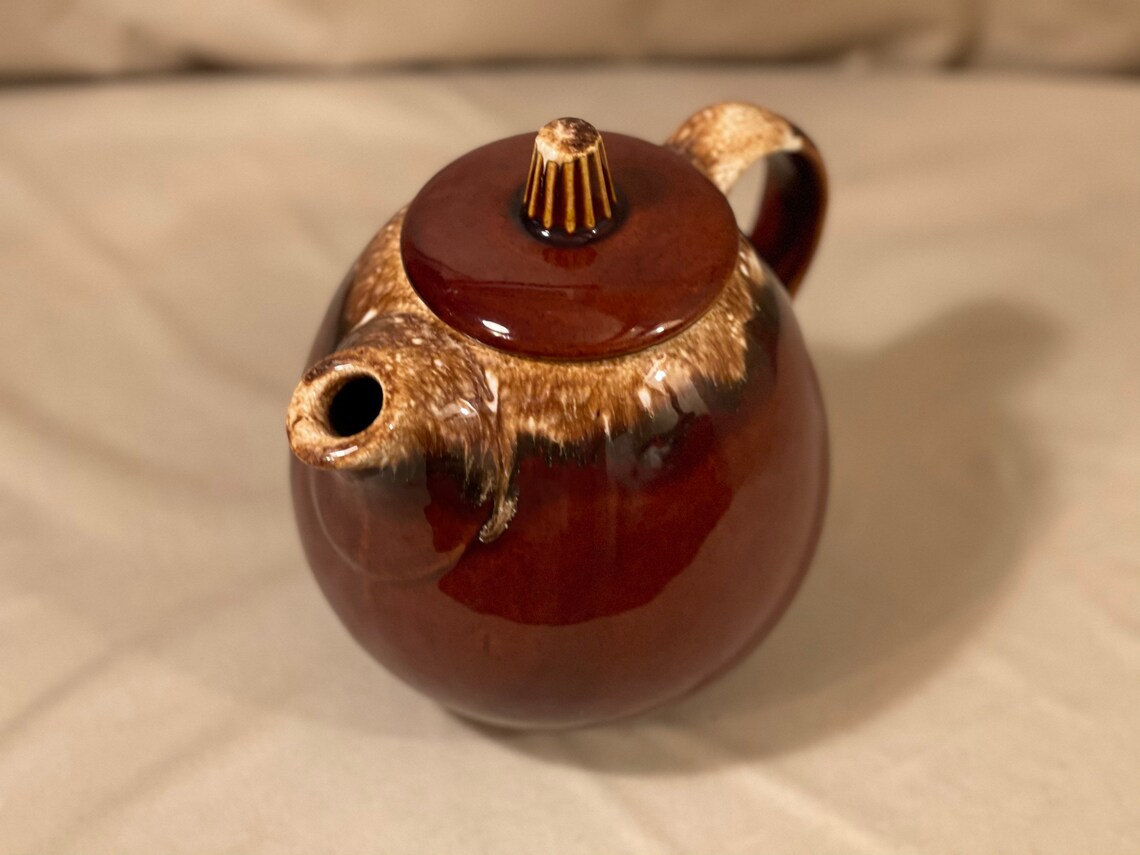 Vintage Hull Pottery Teapot With Lid Etsy