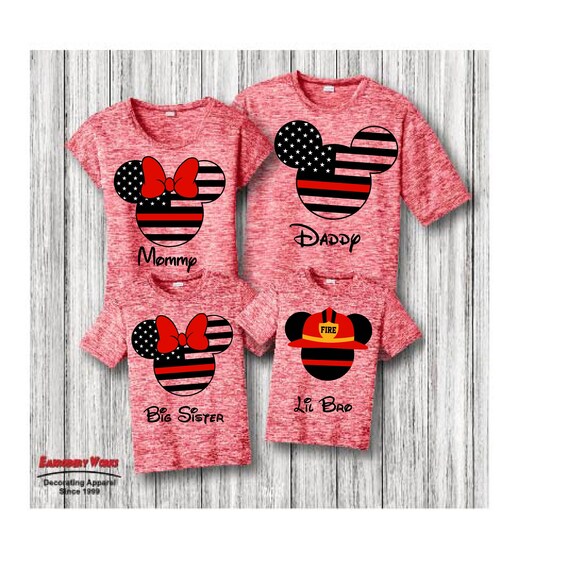 disney world fire department shirt