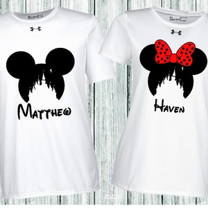 Under Armour Disney Couple Shirts Dri 