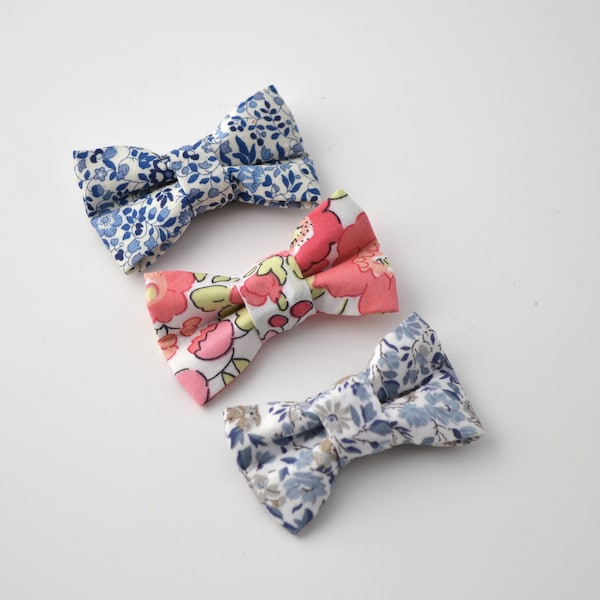 Barrette noeud Liberty enfant