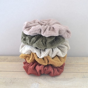 Corduroy scrunchie