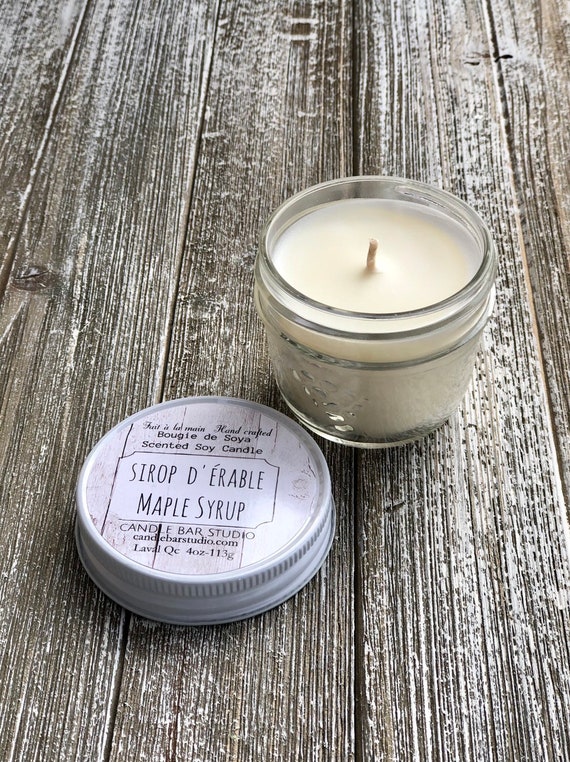 maple syrup candle