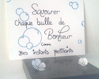 Affiche Citation Cultiver Le Bonheur En Famille Etsy
